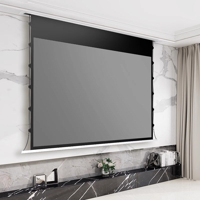SMQ ALR Electric Tab Tension Projector Screen with RF and Remote 100 SMQ ALR Electric Tab Tension Projector Screen with RF and Remote 100